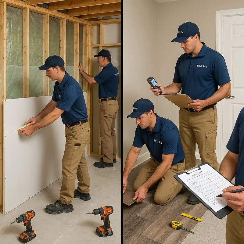 Repairs and Reconstruction process in Middleton, MA