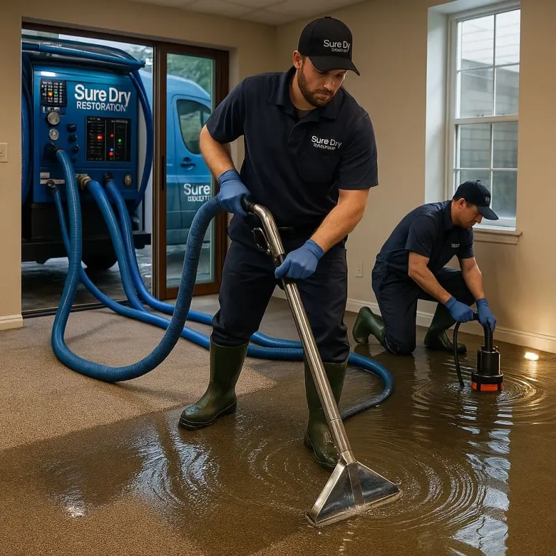 Water Extraction and Removal process in Middleton, MA